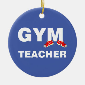 Décoration En Céramique Baskets de l'enseignant de gym