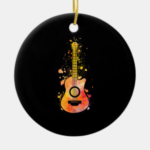 Décoration En Céramique Bass Guitar Player Music Guitarist Musician Rock