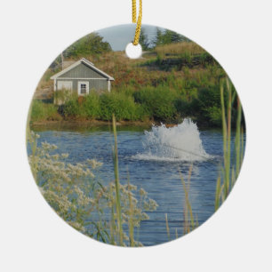 Décoration En Céramique Bassin de golf et fontaine