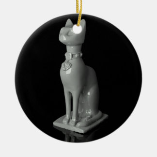 Décoration En Céramique Bastet. The ancient Egyptian cat Goddess