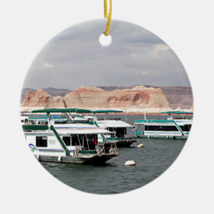 Décoration En Céramique Bateau-maison de Powell de lac, Arizona,