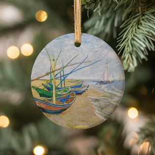 Décoration En Céramique Bateaux de pêche   Vincent van Gogh