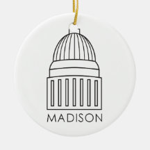 Bâtiment de capitol de Madison le Wisconsin