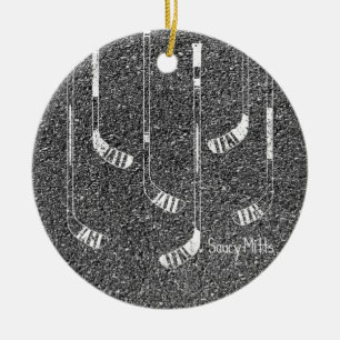 Décoration En Céramique Bâtons de hockey