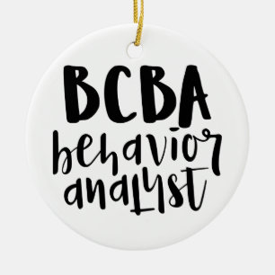 Décoration En Céramique BCBA, BCBA cadeau, analyste de comportement,