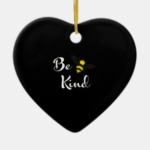 Décoration En Céramique Be Kind Bee Inspirational Kindness Bee Lover