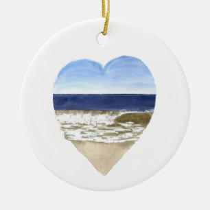 Décoration En Céramique Beach Lovers Ornament