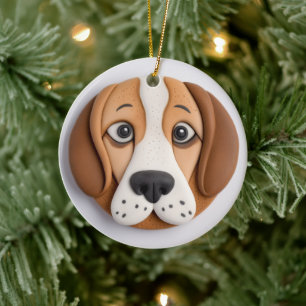 Décoration En Céramique Beagle Un Délicieux Cookie Inspiré