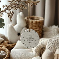 bébé élégant moderne premier noël bébé