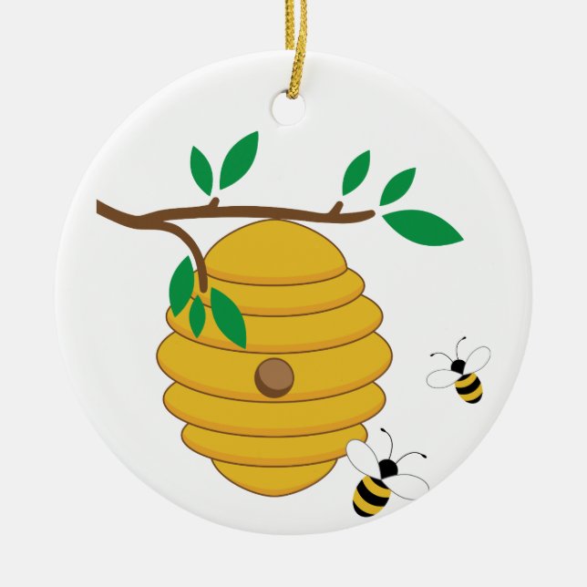Décoration En Céramique Bee Hive (Devant)