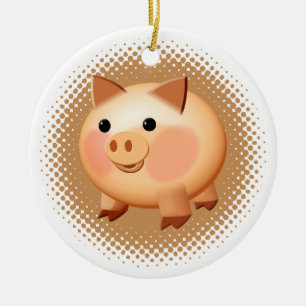 Décoration En Céramique Belle Cartoon Bébé porc