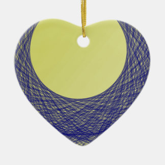 Décoration En Céramique belle lune claire couleur bleu