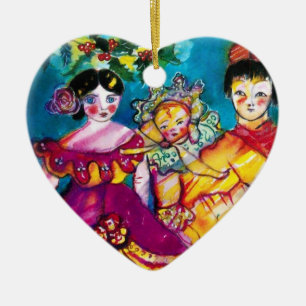 DÉCORATION EN CÉRAMIQUE BELLES POUDRES ANCIENNES