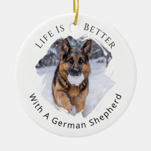 Décoration En Céramique Berger Allemand GSD Photo La Vie Est Mieux