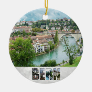 Décoration En Céramique Berne Suisse Photo suisse Aare River Noël