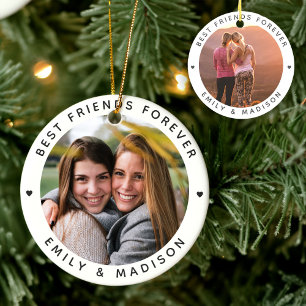 Décoration En Céramique Best Friends Forever Modern Minimal Besties BFF