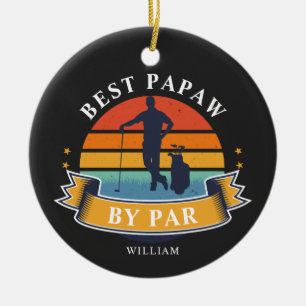 Décoration En Céramique Best Papaw By Par Retro Golf Lover