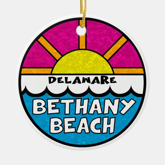 Décoration En Céramique Bethany Beach Delaware (Devant)