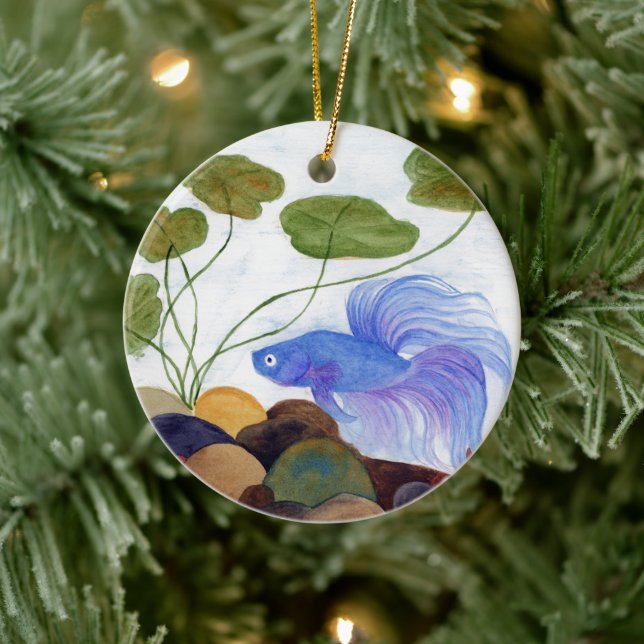 Décoration En Céramique Betta fish (Arbre)