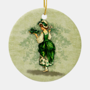 Décoration En Céramique Bienheureux-Ornament irlandais