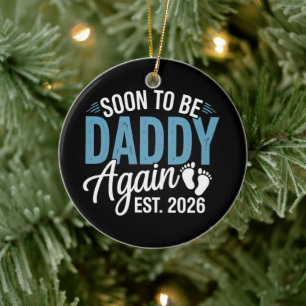 Décoration En Céramique Bientôt papa à nouveau Estimé 2026 Annonce bébé pa
