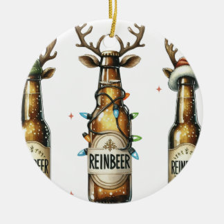 Décoration En Céramique Bière de Noël