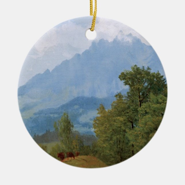 Décoration En Céramique Bierstadt - Mont Pilatus, Suisse (Devant)