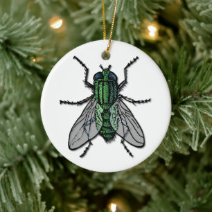 Décoration En Céramique Big Green Fly