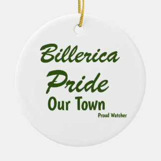 Décoration En Céramique Billerica Pride - Notre ville USA - Fier Watcher