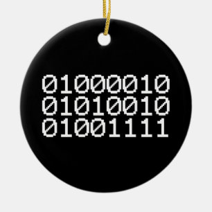 DÉCORATION EN CÉRAMIQUE BINARY BRO