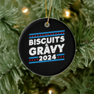 Décoration En Céramique Biscuits et Sauce 2024 Élection Présidentielle