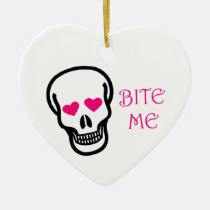 Décoration En Céramique Bite Me (Crâne)
