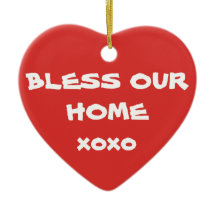 Bless Our Home Simple Script Joli Noël