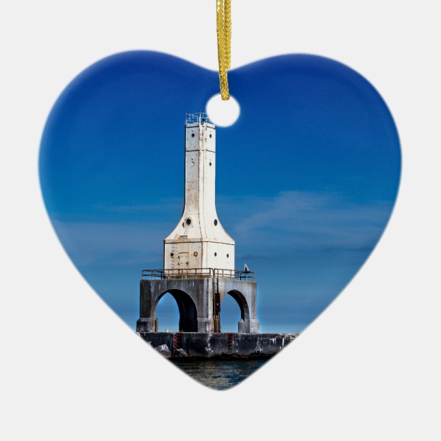 Décoration En Céramique Bleus de phare (Devant)