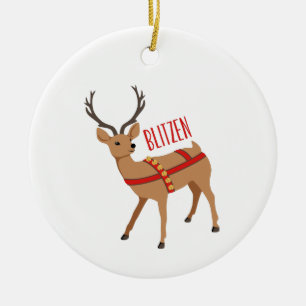 Décoration En Céramique Blitzen
