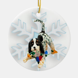 Décoration En Céramique Bluetick Coonhound