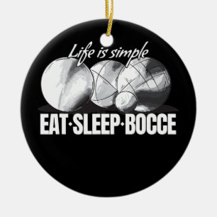 Décoration En Céramique Bocce de sommeil manger ensemble avec Jack Bocci j