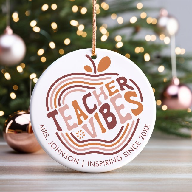 Décoration En Céramique Boho Apple cadeau personnalisé pour l'appréciation (Créateur téléchargé)