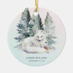 Décoration En Céramique Bois premier Noël avec photo bébé