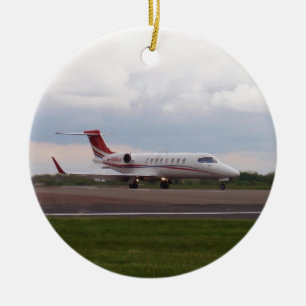 Décoration En Céramique Bombardier Lear Jet 45XR