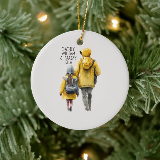 Décoration En Céramique Bond père et fille (Arbre)