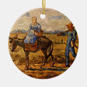 Décoration En Céramique Bonjour, Couple paysan par Vincent van Gogh