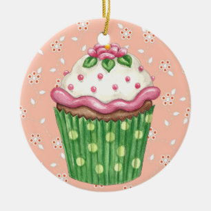 Décoration En Céramique Bonjour Cupcake !