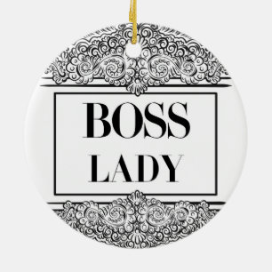 Décoration En Céramique Boss Lady - Élégante autonomisation