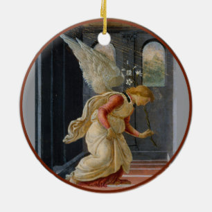Décoration En Céramique Botticelli Marie et Ange