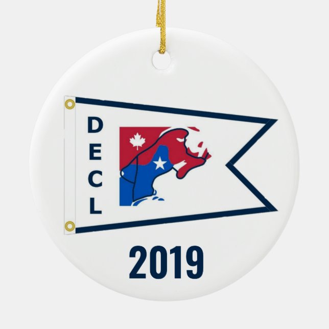 Décoration En Céramique Boucle Down East Cruisers (White, 2019) (Dos)