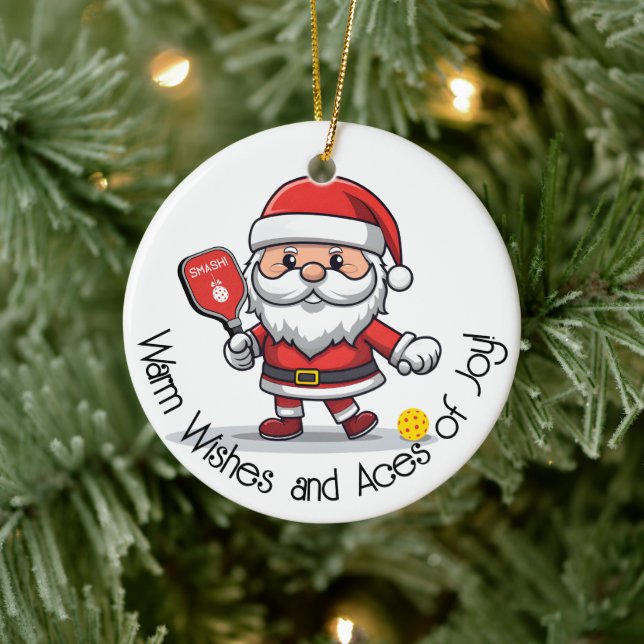 Décoration En Céramique Boule de Noël 🎅 personnalisable (Arbre)