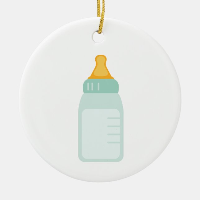 Décoration En Céramique Bouteille pour bébé (Devant)