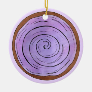 Décoration En Céramique Bowl POI Purple Hawaiian nourriture Taro Root Hawa
