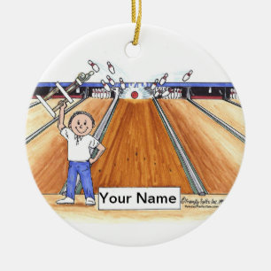 Décoration En Céramique Bowling - Homme